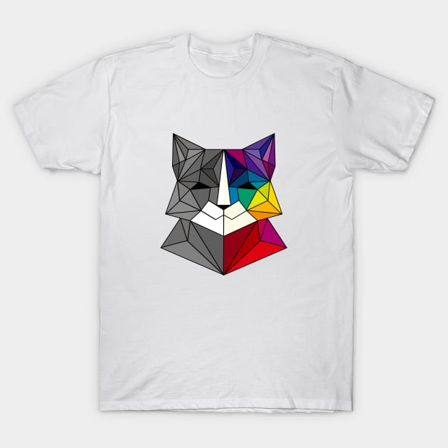 Polygon cat T-Shirt by peekxel